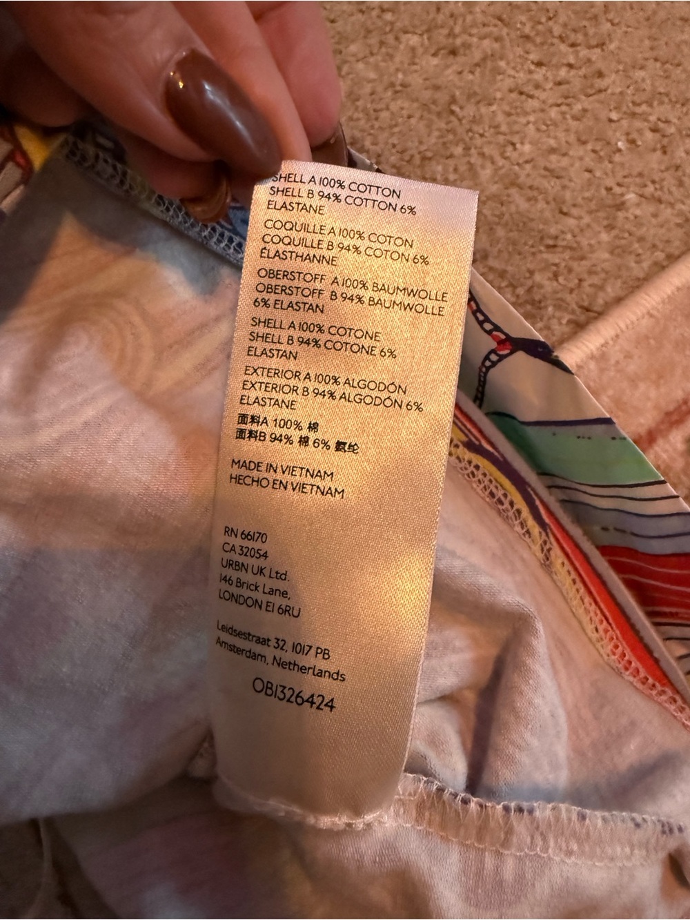 Anthropologie Multicolor Strapless Peplum Top - Picture 5 of 5